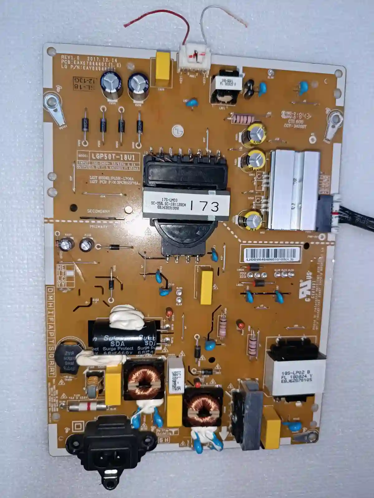 EAX67844401 (1.6) LG POWERBOARD